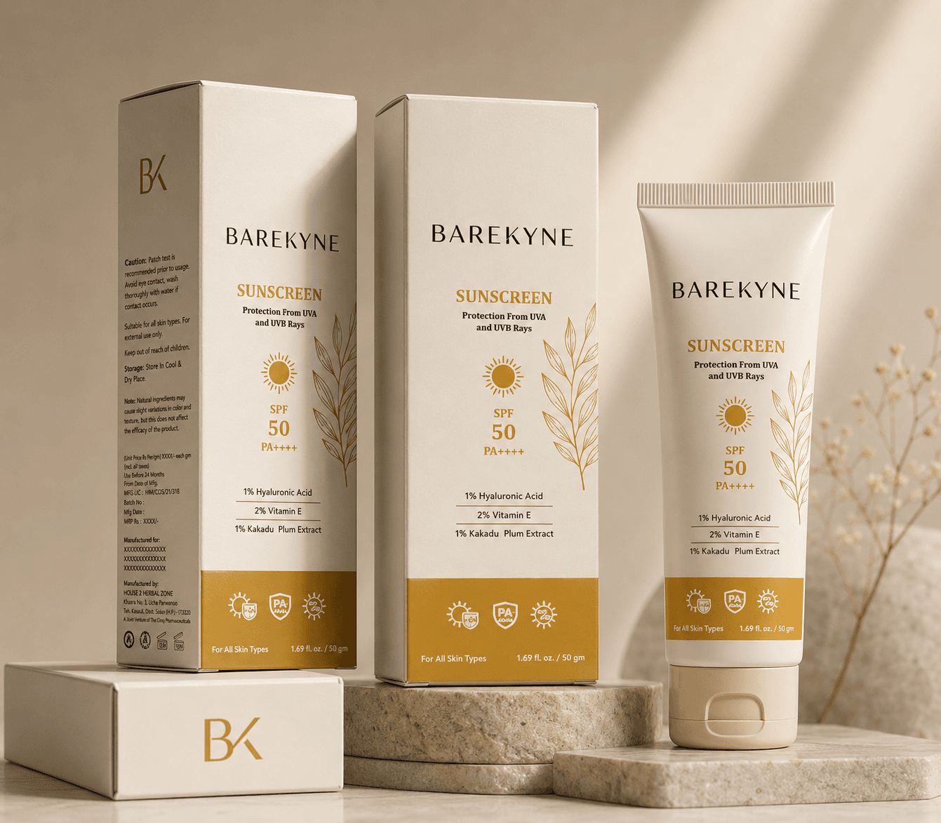 Bare-UV sunscreen